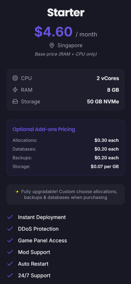 Starter (Performance)