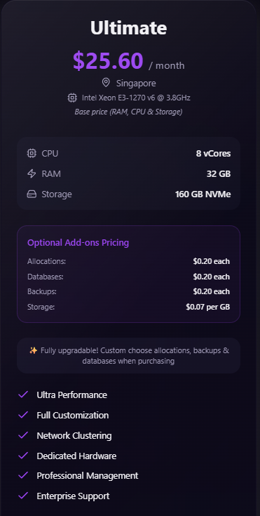Ultimate Plan (Singapore)