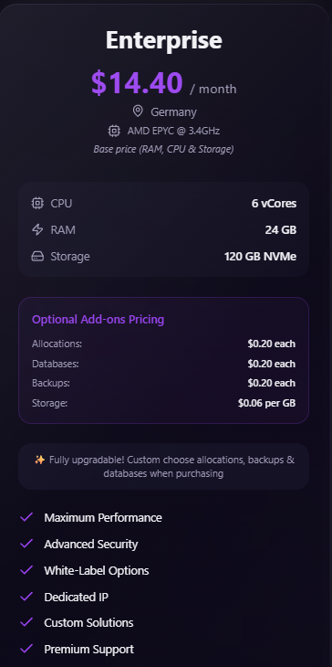 Enterprise Plan (Germany)
